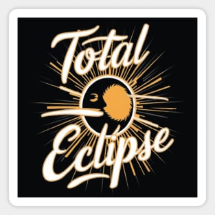 Total Eclipse 2024 T-Shirt - Embrace the Darkness in Style! , Celestial Splendor Magnet